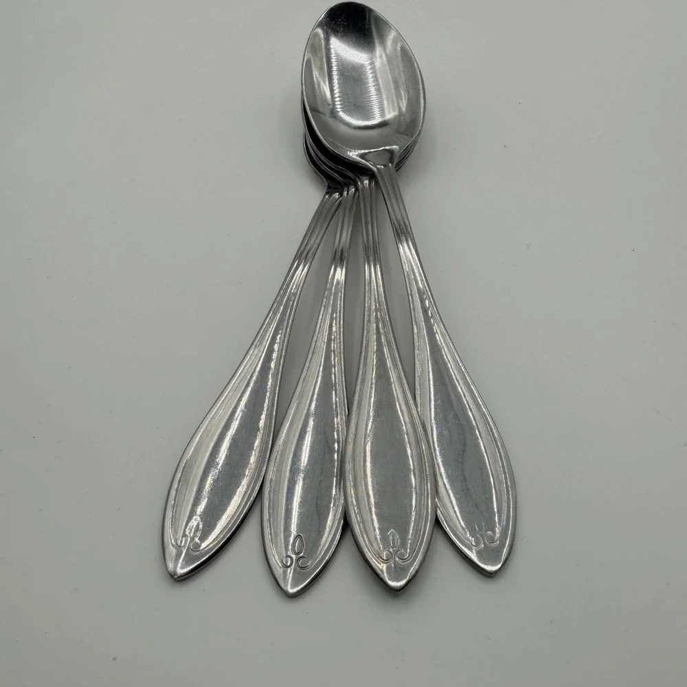 Oneida Southern Garden Stainless Flatware 15 Piece Set Knives Forks‎ Teaspoons